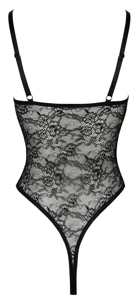 Боди Cottelli Lingerie Lace S (черный) - фото 8
