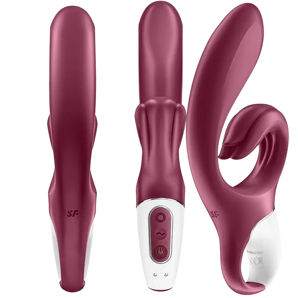 Вібратор-кролик Satisfyer Love Me 22 см бордовий - фото 8