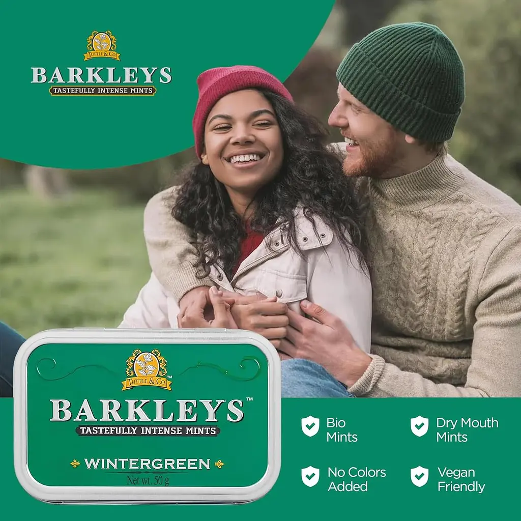Драже Barkleys Wintergreen Breath Mints 50г - фото 7