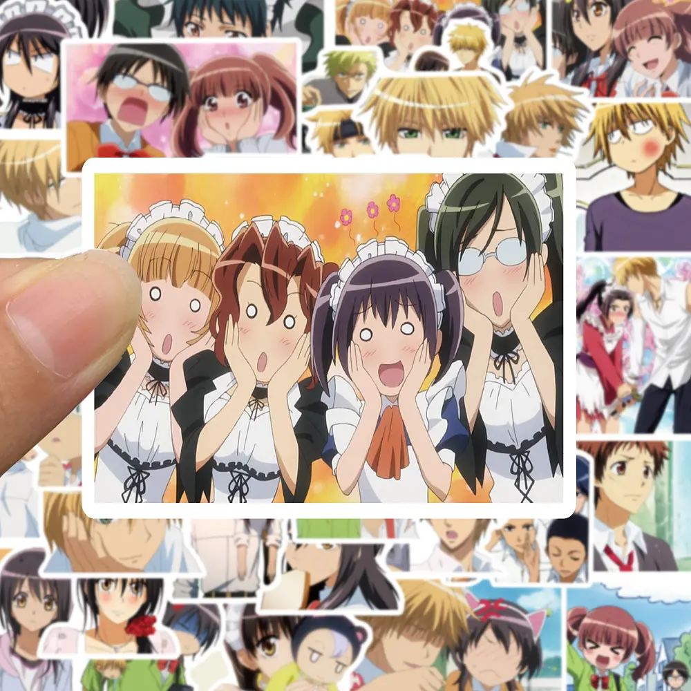 Стікерпак Президент студради - покоївка! Набір наклейок GeekLand Kaichou wa Maid-sama! 50 штук - фото 4