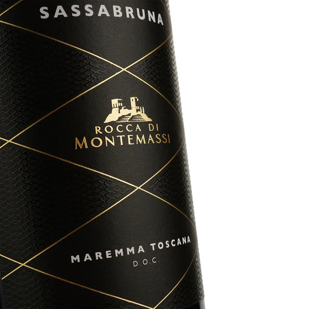 Вино Rocca di Montemassi Sassabruna, червоне, сухе, 13,5%, 0,75 л - фото 3