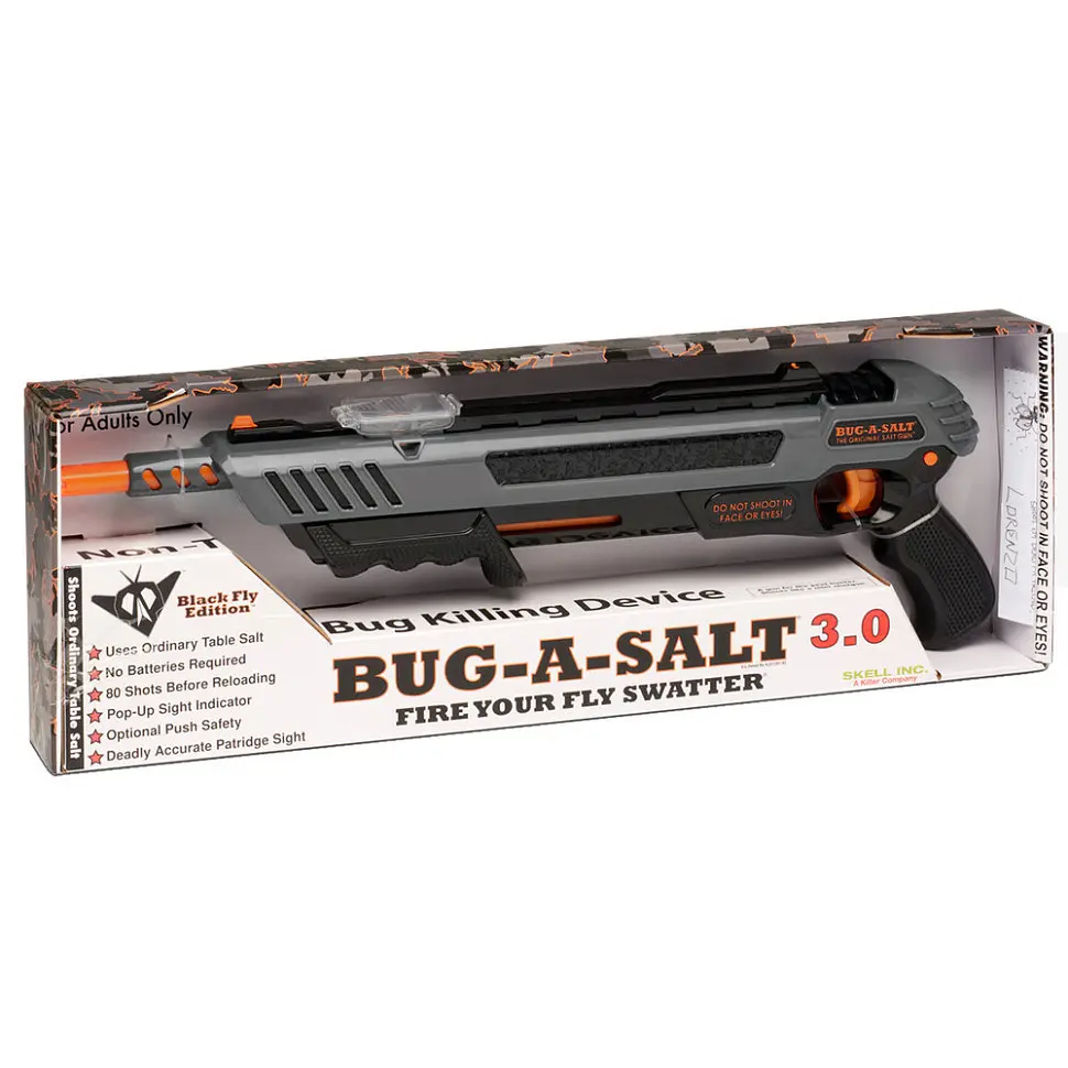 Сольова гвинтівка для полювання на комах Bug-A-Salt 3.0 - Чорна - фото 5