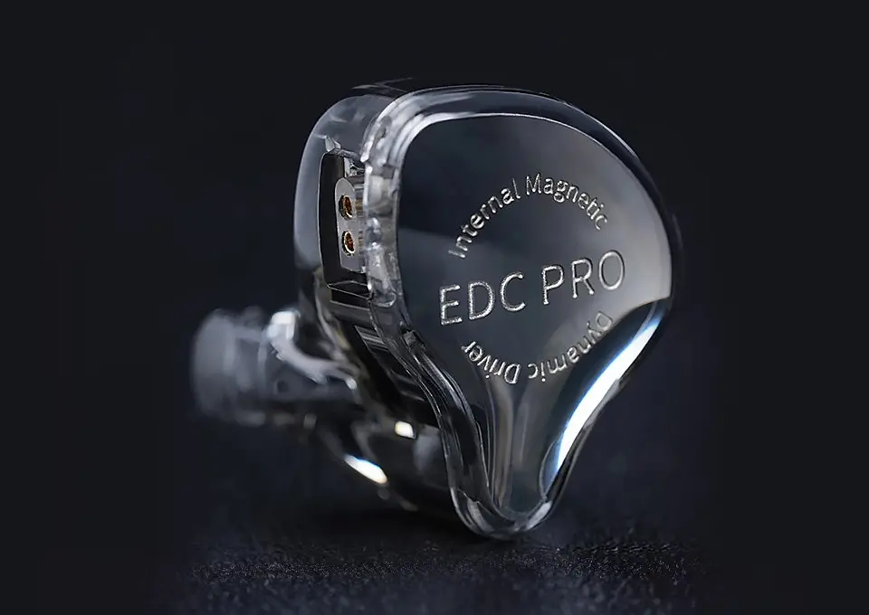 Вакуумні навушники KZ EDC Pro Hi-Fi з потужним басом та мікрофоном (Сірий) - фото 7