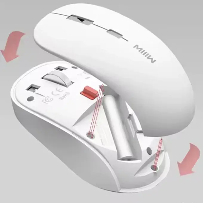 Бездротова миша MiiiW Wireless Bluetooth Mouse PM22 MW23M22 White - фото 2