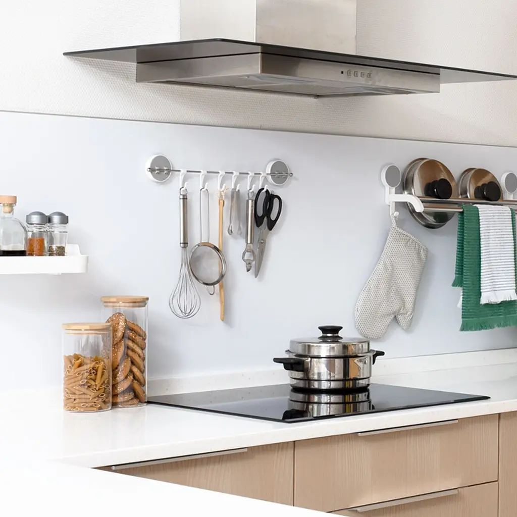 Универсальный держатель с крючками MVM BP-8, белый (BP-8 WHITE) - фото 8