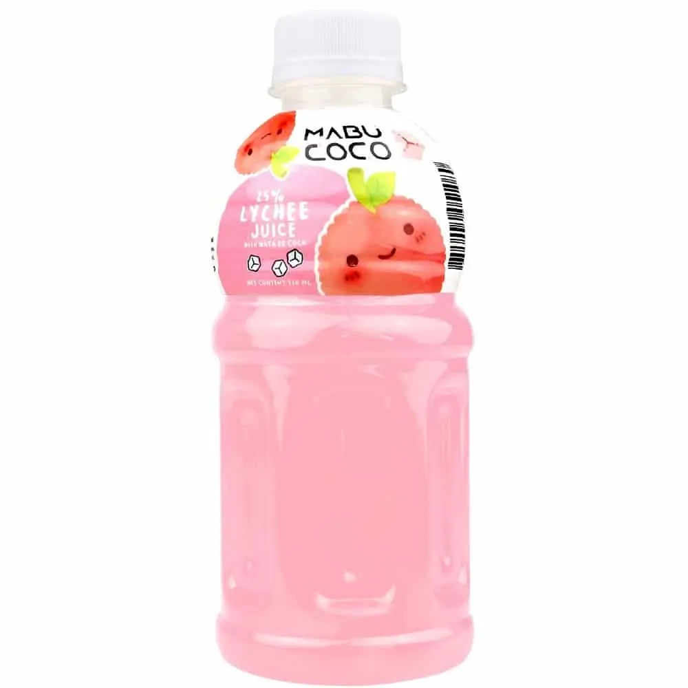 Напій Mabu Coco Lychee nata de coco зі смаком лічі 320 мл