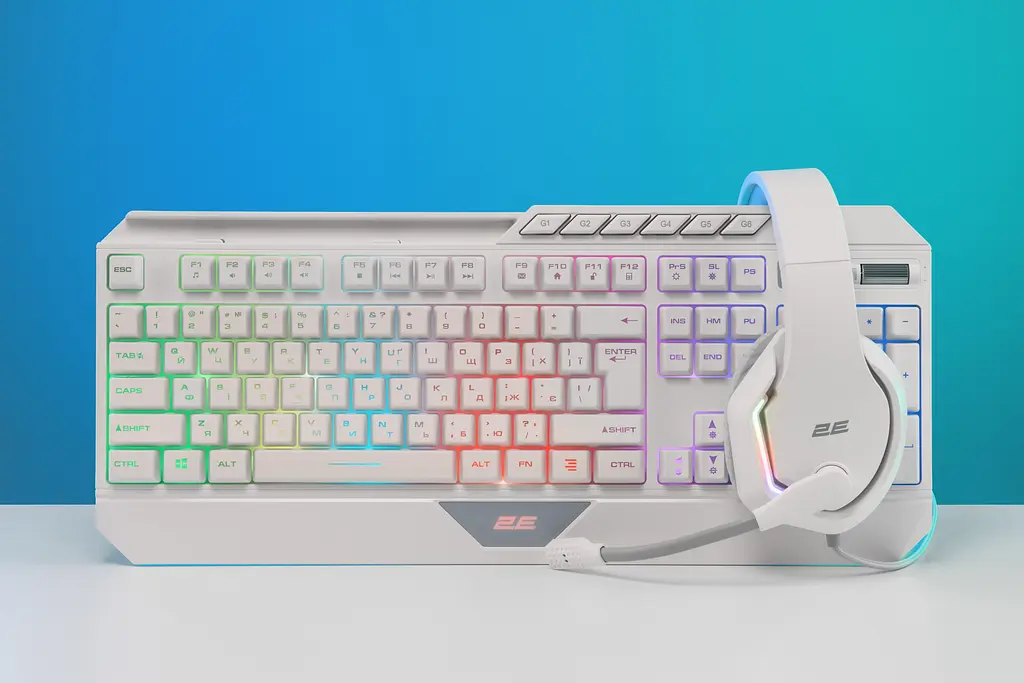Гарнитура 2E Gaming HG315 RGB USB 7.1 White (2E-HG315WT-7.1) - фото 6