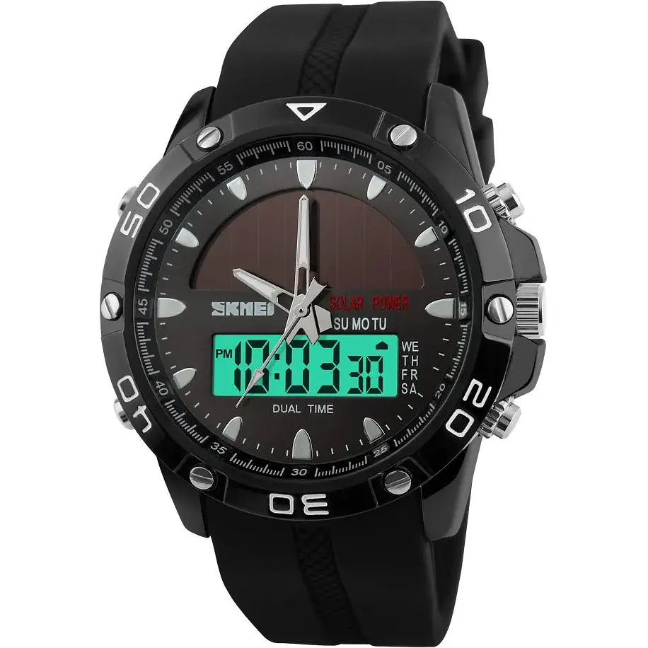 Годинник наручний чоловічий Skmei 1134 Black White, 1134BKWT (15890) - фото 2