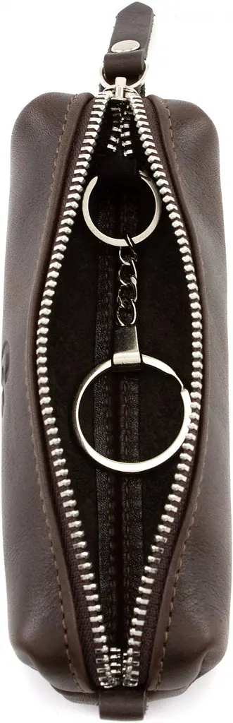 Стильная мужская ключница из кожи GRANDE PELLE 15х5х3 см acs0024441 - фото 5