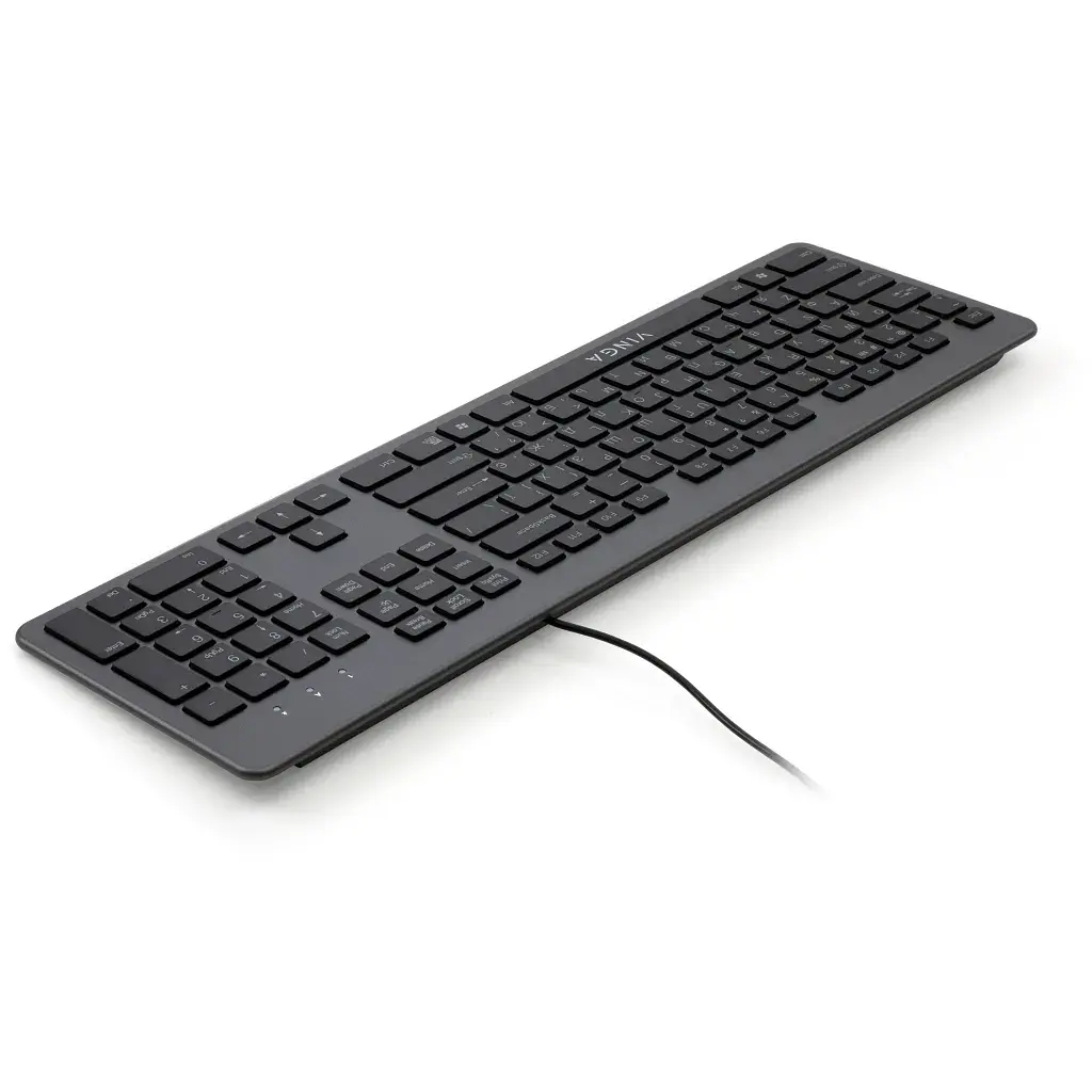 Клавіатура Vinga KB735 black-grey - фото 3
