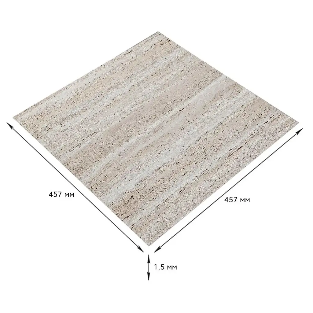 Плитка LVT Wall Sticker SW-00002461 самоклеюча 457х457х1.5 мм - фото 3