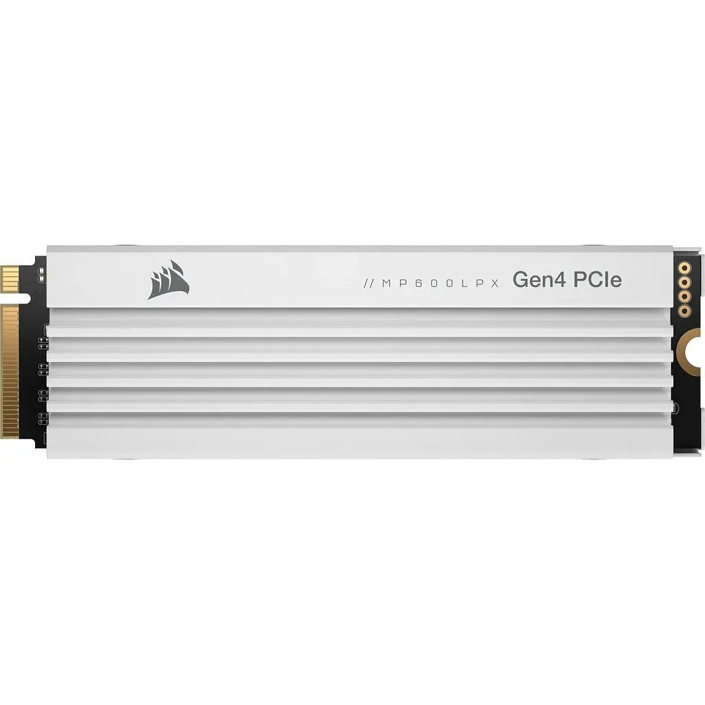 SSD накопичувач Corsair MP600 Pro LPX 1TB with Heatsink White [CSSD-F1000GBMP600PLPW] [142624] - фото 3