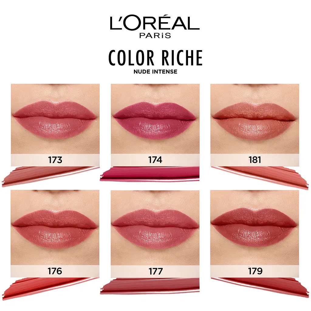 Помада для губ L'Oreal Paris Color Riche Nude Intense відтінок 173 Nu Impertinent 28 г (AA207400) - фото 3