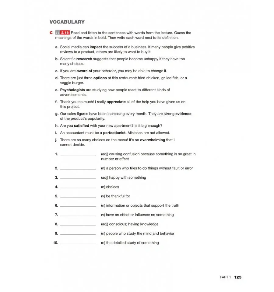 21st Century Communication 2. Listening, Speaking and Critical Thinking. Student Book.TED Talks - Джессіка Вільямс - фото 9