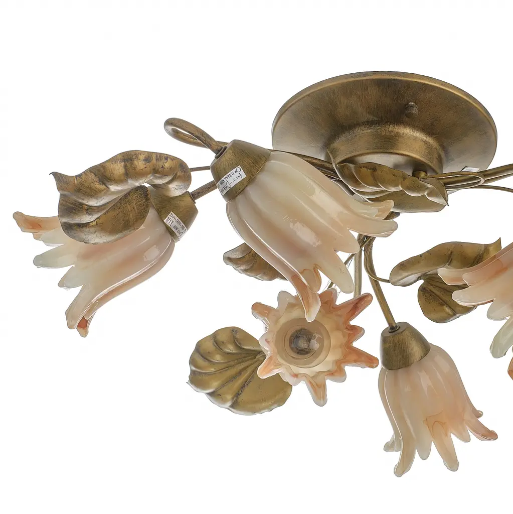 Люстра потолочная Brille флористика E14 60W BR (BKL-509S/6) - фото 2