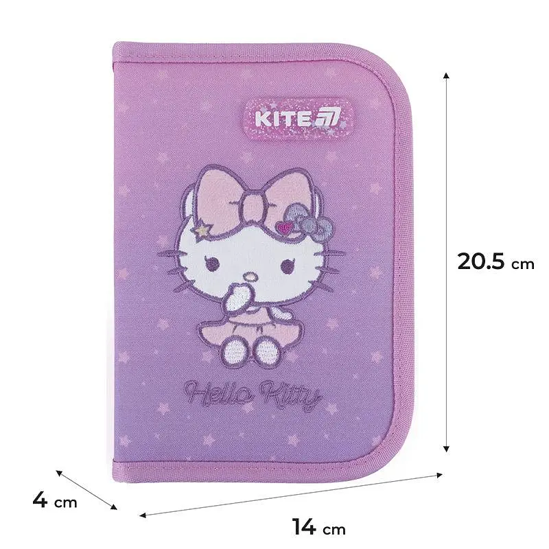 Пенал "Kite" Hello Kitty 1 від., б/н, з 1 відворотом №HK25-621 - фото 3