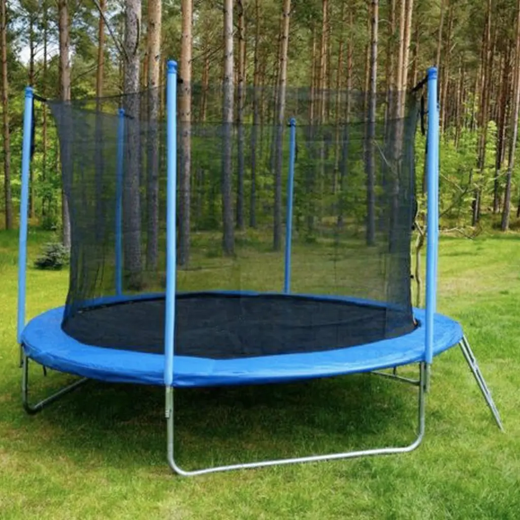 Батут Jumi Motion Sport Line 10ft (305см) з внутрішньою сіткою синій - фото 6