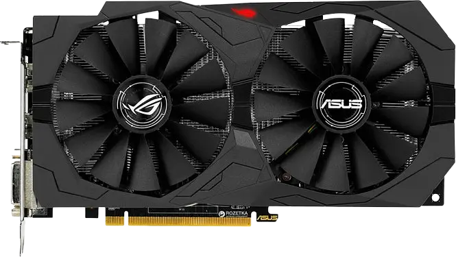 Видеокарта AMD Radeon RX 470 4GB Asus ROG Strix Gaming OC (ROG-STRIX-RX470-O4G-GAMING) Б/У - фото 2