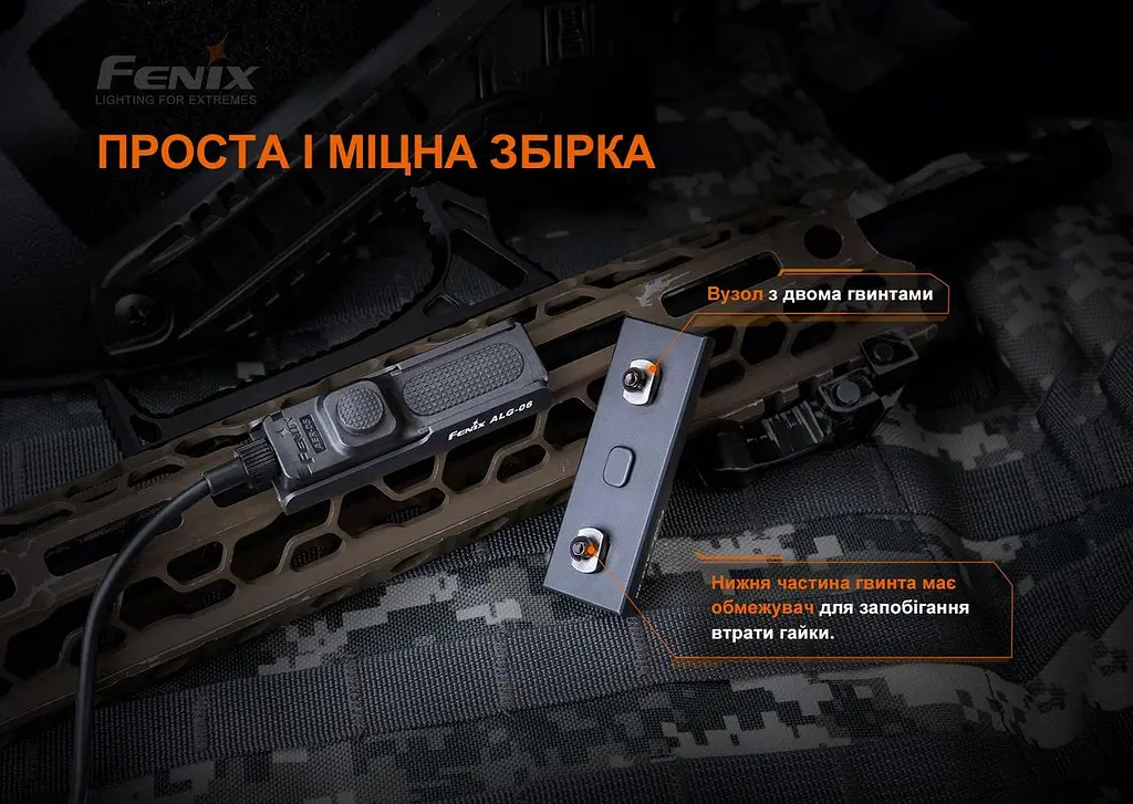 Крепление на оружие для выносной кнопки Fenix ALG-06 - фото 6