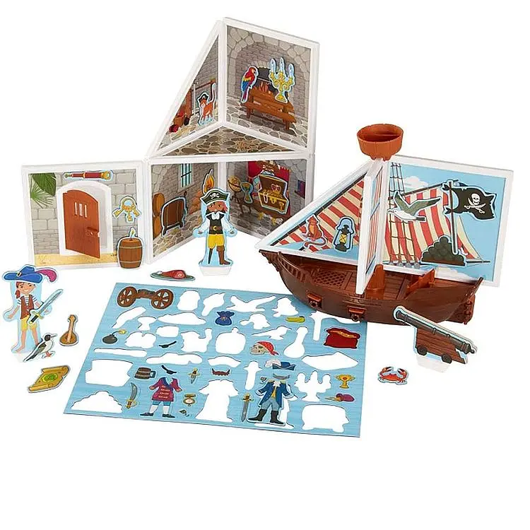 Игровой набор Melissa & Doug Пиратская бухта магнитный (MD30664) - фото 3