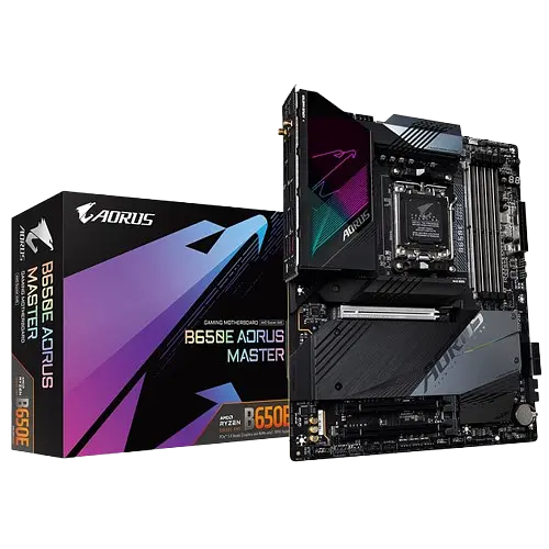 Материнська плата Gigabyte B650E Aorus Master Socket AM5 (B650E AORUS MASTER) Б/В