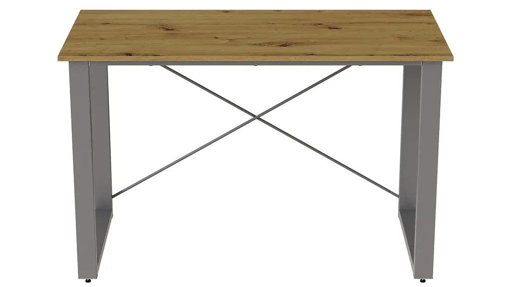 Письмовий стіл Ferrum-decor Драйв 750x1200x600 Сірий метал ДСП Дуб Артізан 32 мм (FRD-103329) - фото 5