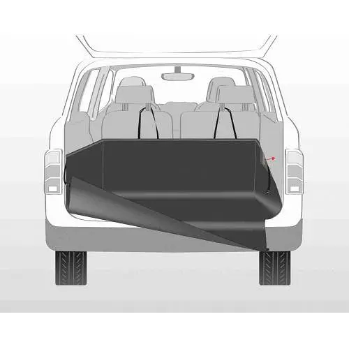 Автомобільна підстилка Trixie в багажник 1.64x1.25 м чорний  - фото 2