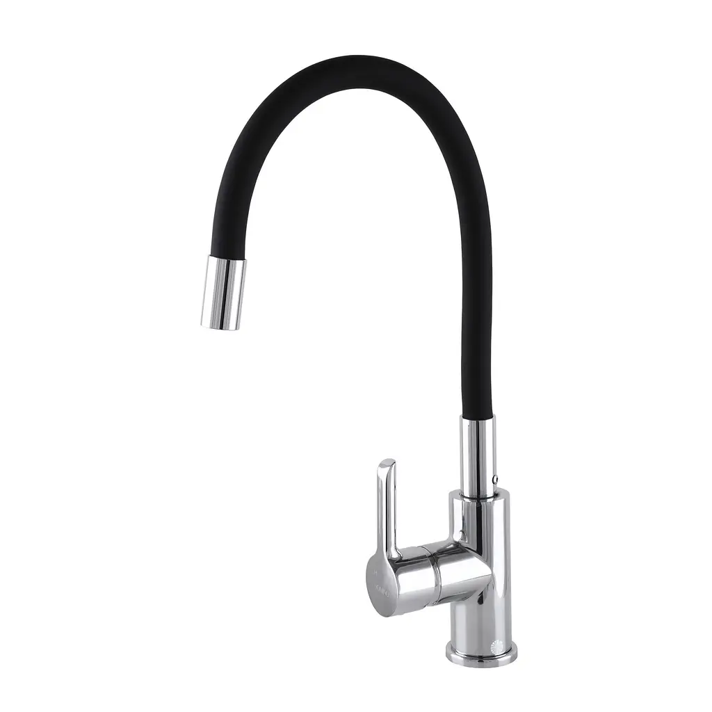Змішувач для кухні Domino Prestige DPS-203SLR-Black (22592) - фото 3