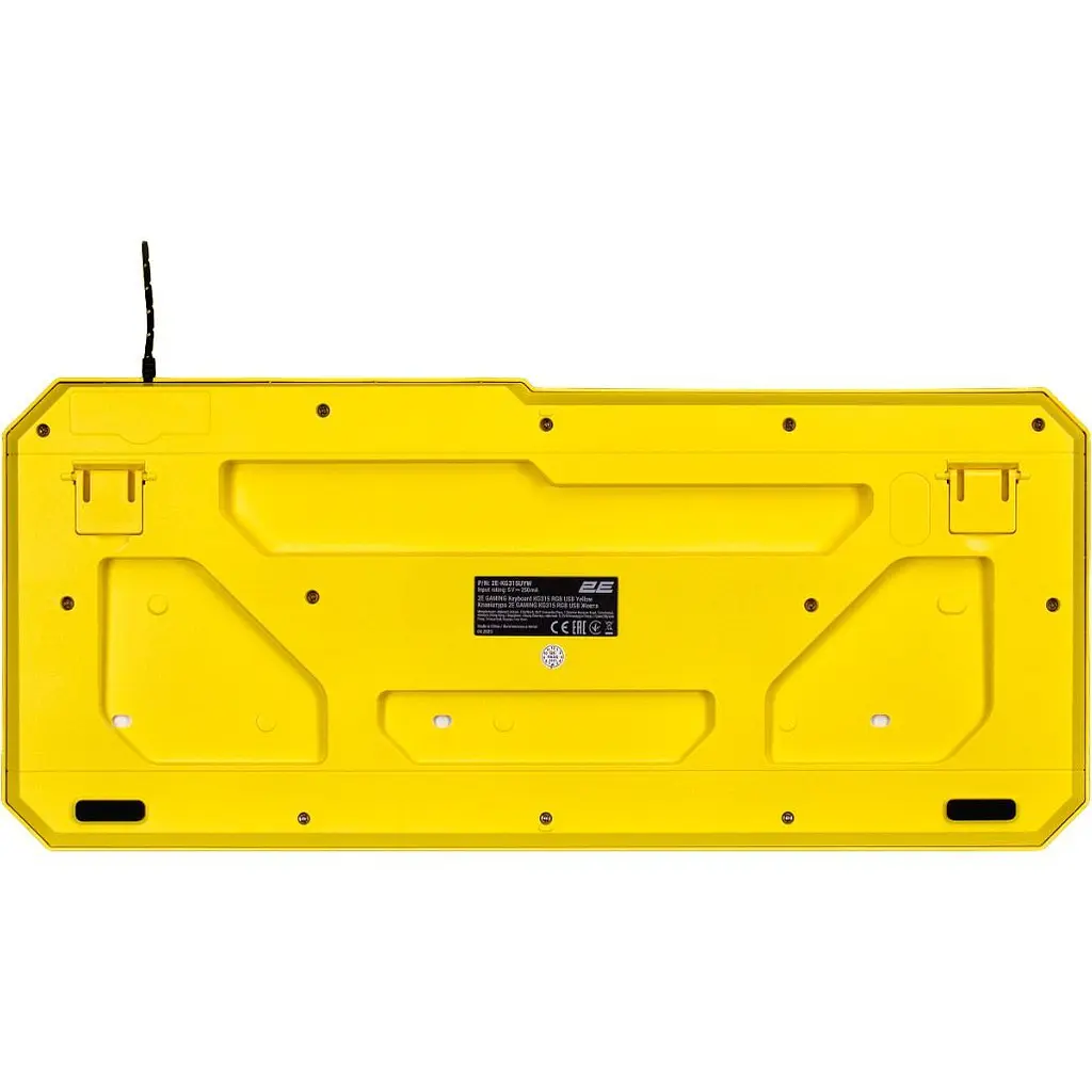 Клавіатура 2E Gaming KG315 RGB USB UA Yellow [2E-KG315UYW] [93934] - фото 3