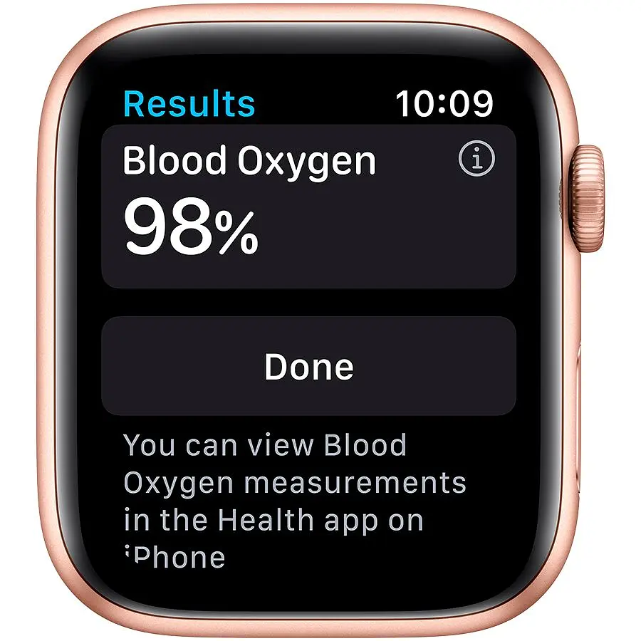 Смарт-годинник Apple Watch Series 6 GPS 44 mm Gold спортивний ремінець рожевий пісок (Grade C) Seller Refurbished - фото 3