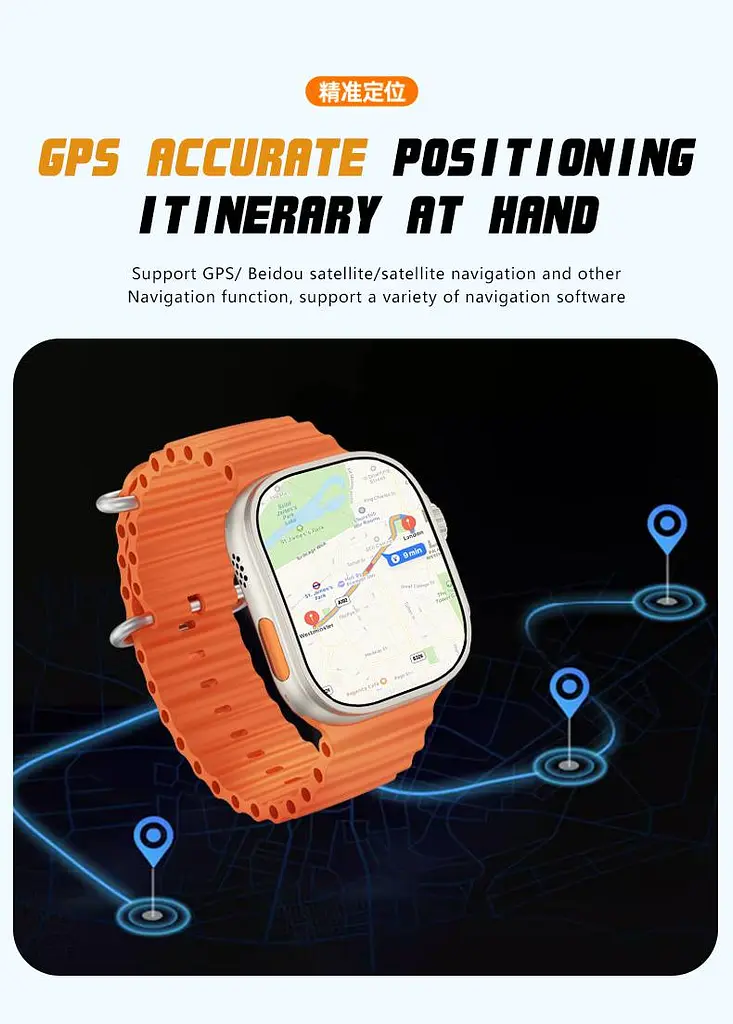 Смарт-годинник Lemfo B33 GPS Wi-Fi SIM 2 ремінці Silver (18753-hbr) - фото 7