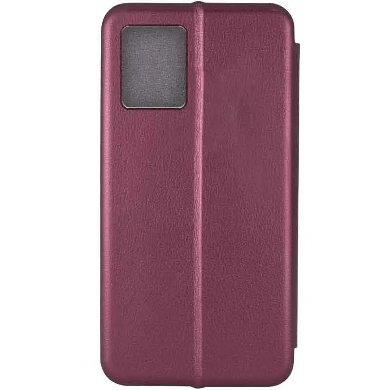 Шкіряний чохол-книжка Epik Classy для Xiaomi Redmi 12 Бордовий - фото 2