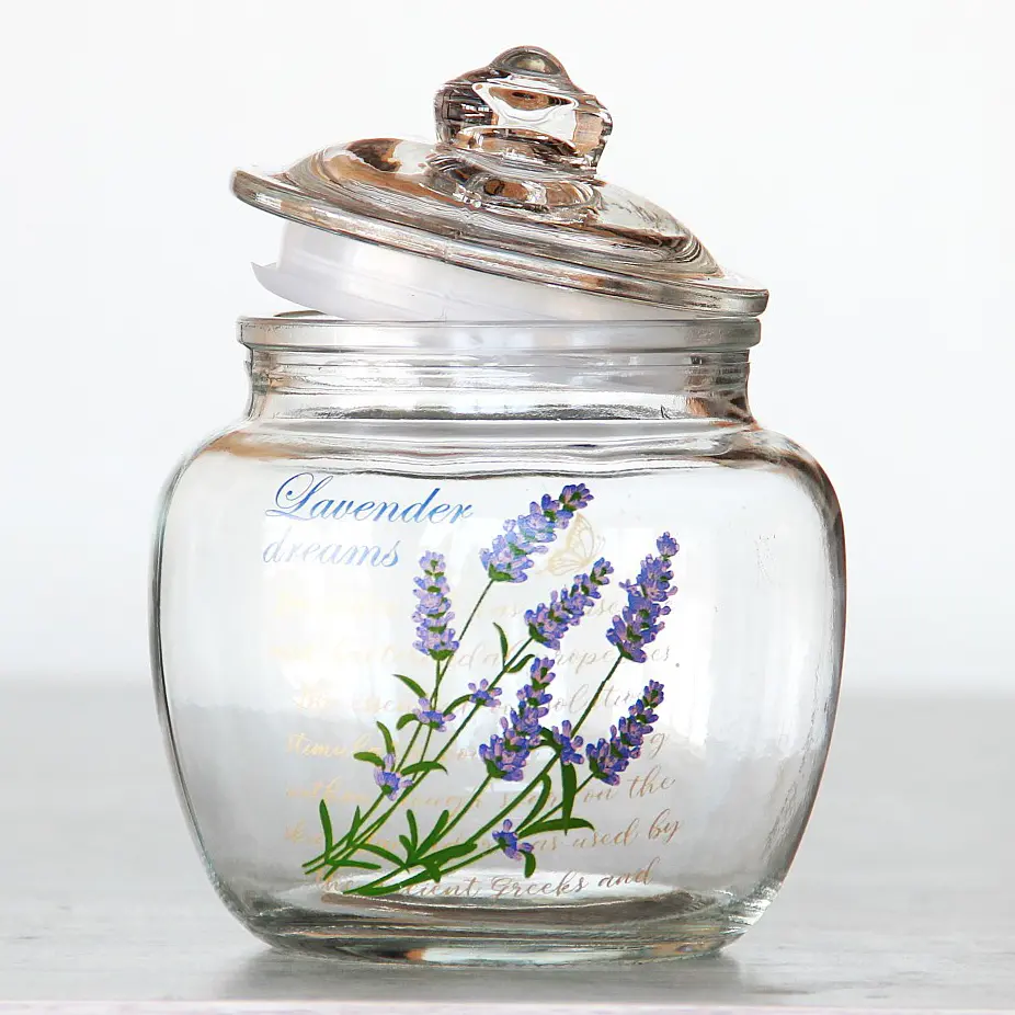 Банка скляна для зберігання Galleryglass PLAIN Lavender 550мл (85006150) - фото 2