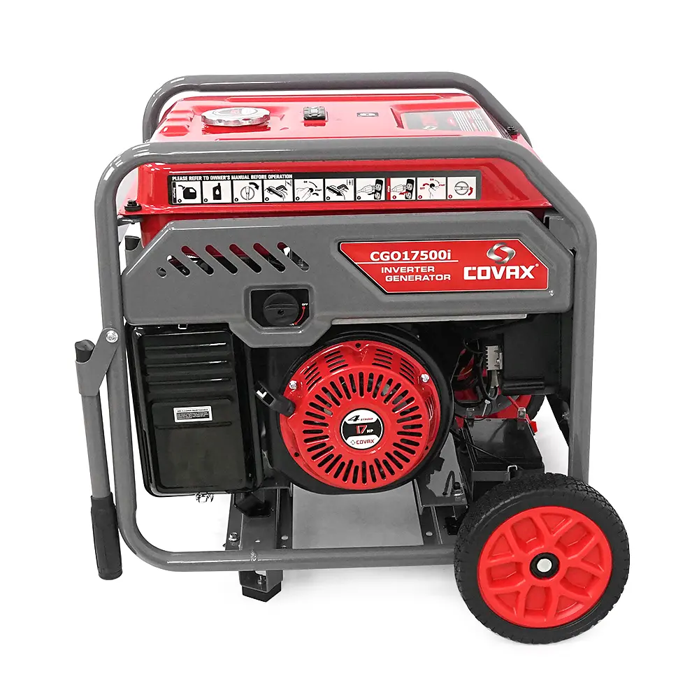 Генератор інверторний COVAX CGO17500i, 11kW, бензин, однофазний 220V, 50Hz, electrik starter, 4-stroke, бак 25L, 633х550х605mm, 70kg - фото 5