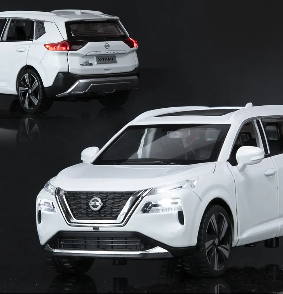 Колекційна металева модель кросовера АвтоЕксперт Nissan X-Trail з інерцією, світлом та звуком 1:32 - фото 8