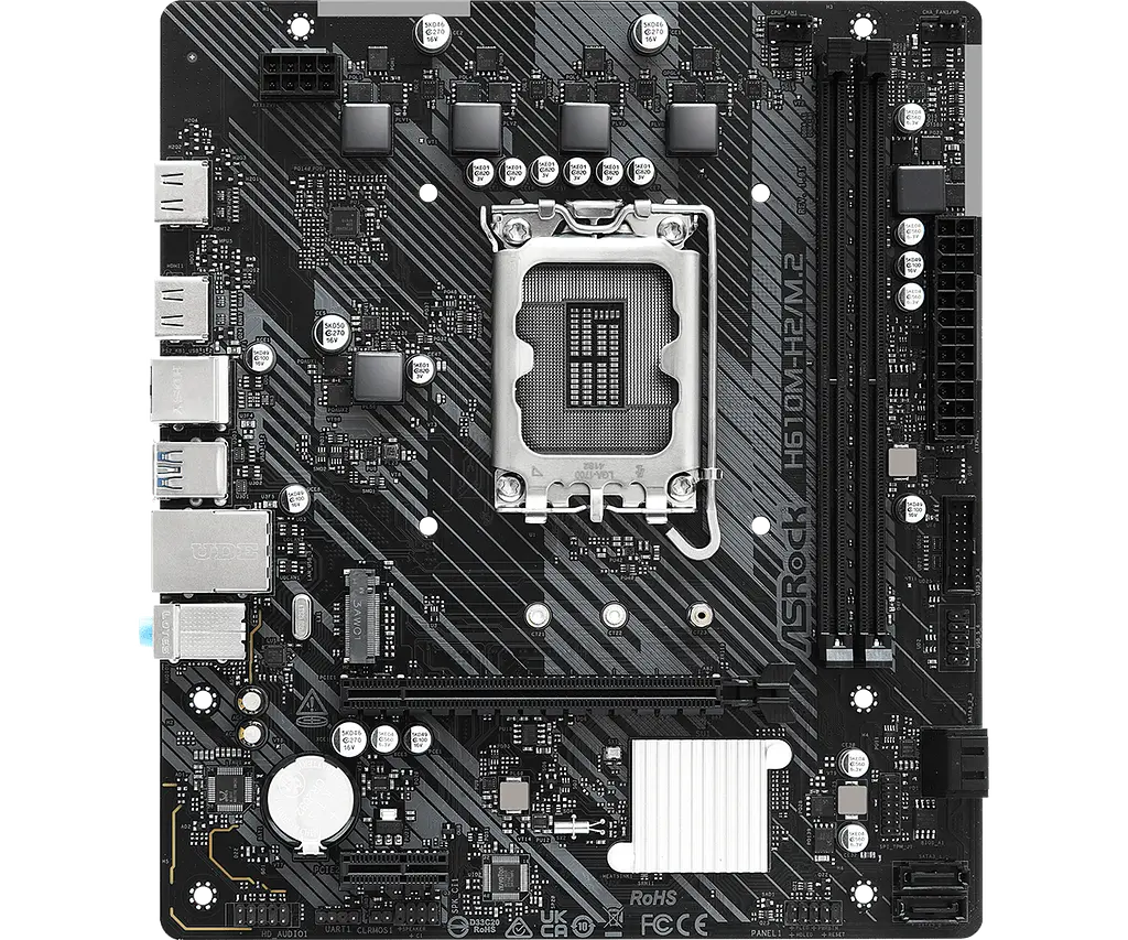 Материнська плата ASRock H610M-H2/M.2 LGA 1700 (H610M-H2/M.2) - фото 5