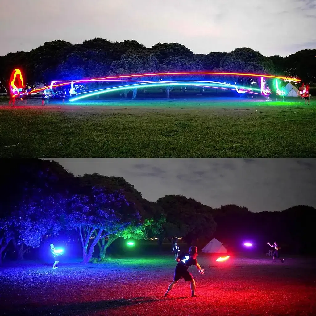 Літаючий дитячий бумеранг TOSY Flying Disc - 16 мільйонів кольорів RGB або 36 або 360 світлодіодів - фото 3