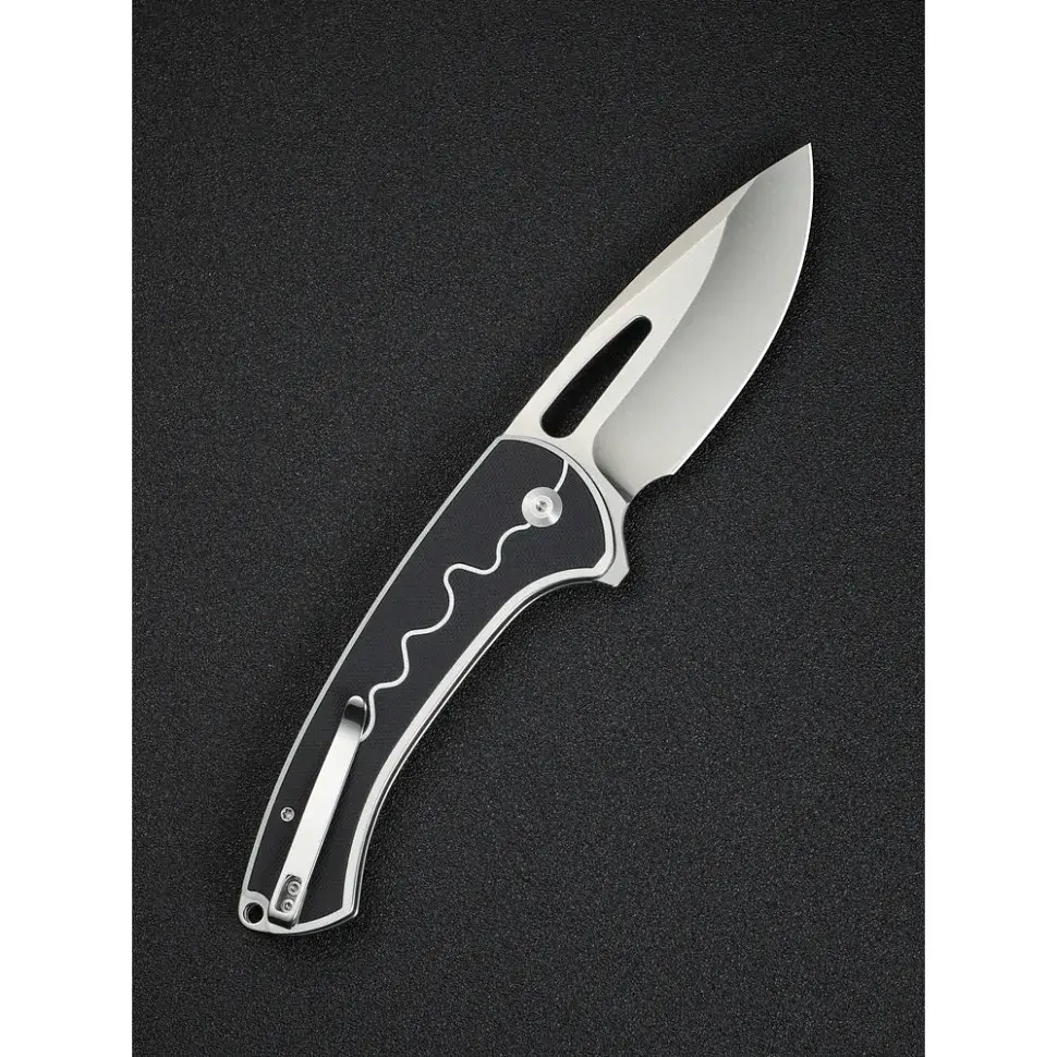 Ніж Sencut Squiggy, White/Black G10, Satin (S24082A-1) - фото 9