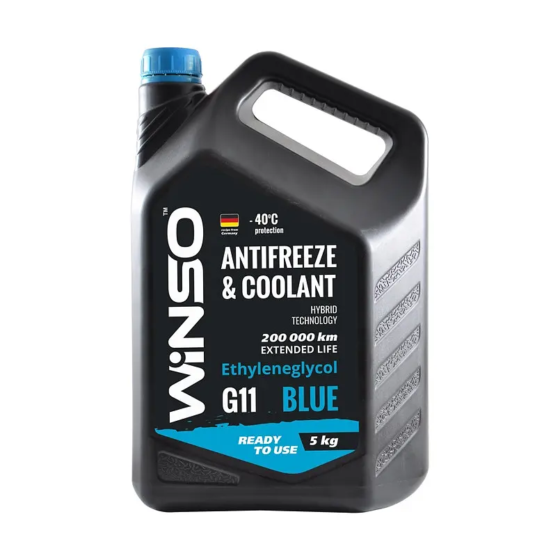 Антифриз Winso Antifreeze & Coolant Blue -40°C голубой G11, 5 кг (880970) - фото 2