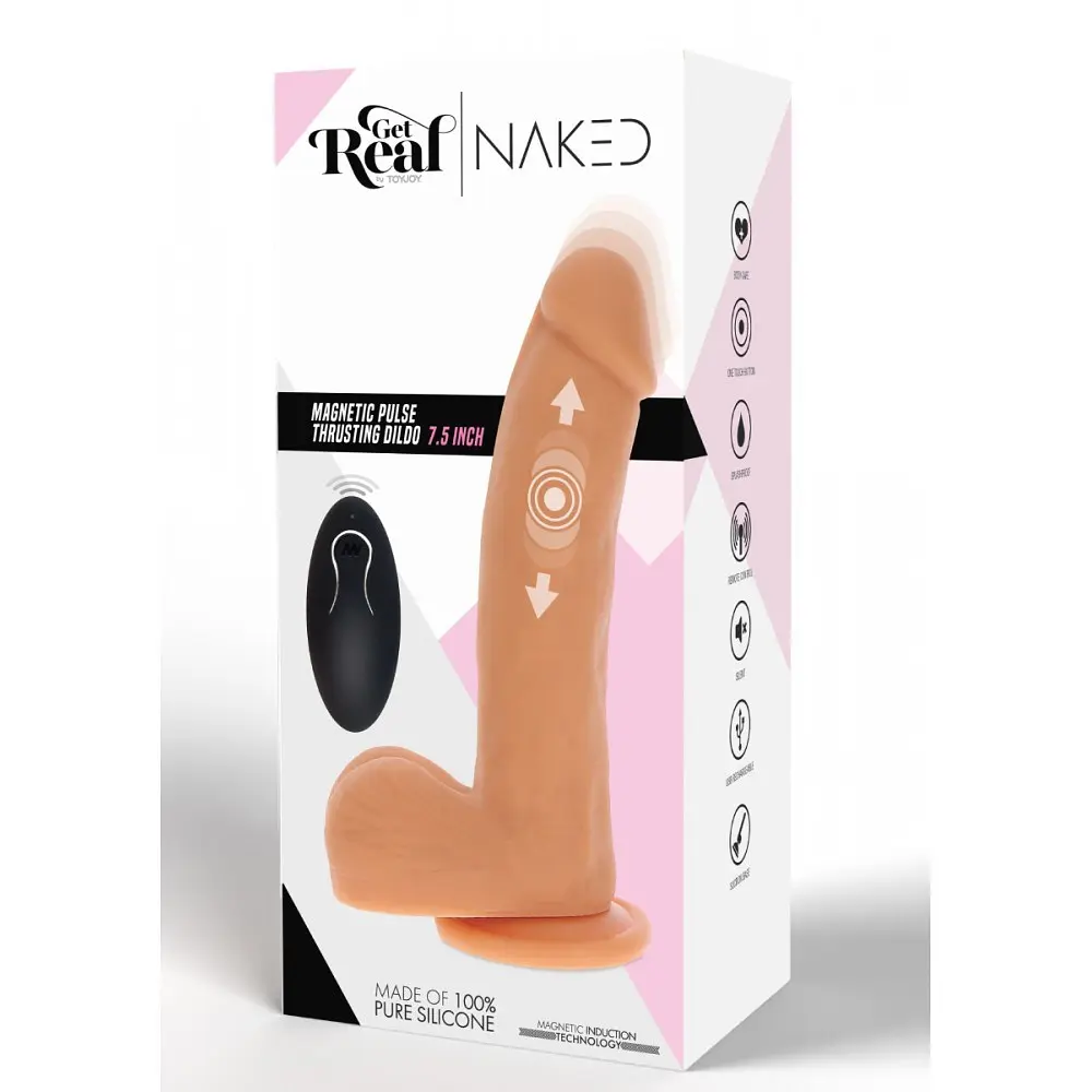 Вибратор Get Real Magnetic Pulse Trusting, 19,5 см