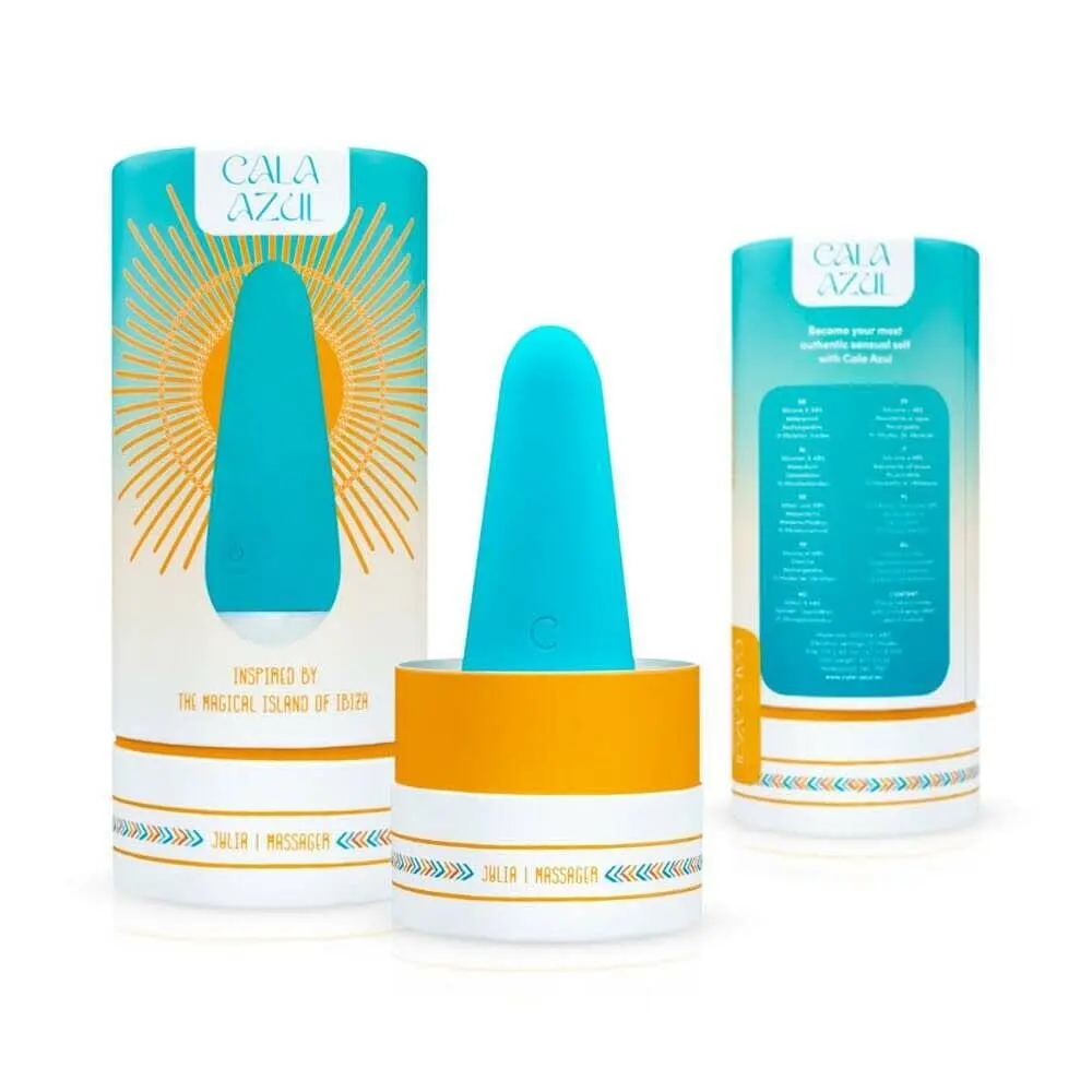 Мінівібратор Cala Azul - Julia Mini Vibrator, дуже ніжний, 10 режимів - фото 7