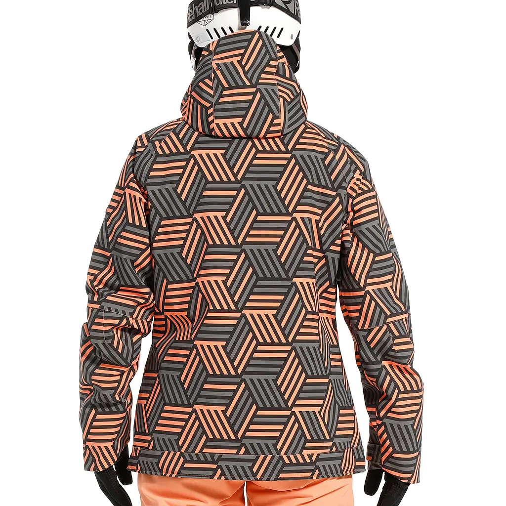 Жіноча куртка Rehall Kiki Womens 2023 XS Сірий-Рожевий - фото 6