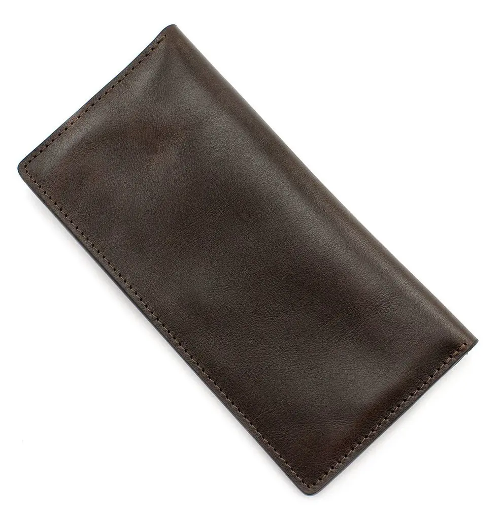 Стильное мужское портмоне из кожи GRANDE PELLE 19,5х10х2,5 см acs0024468 - фото 3
