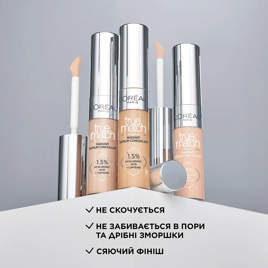 Консилер для обличчя L'Oreal Paris True Match Radiant Serum відтінок 0.5D 11 мл - фото 6