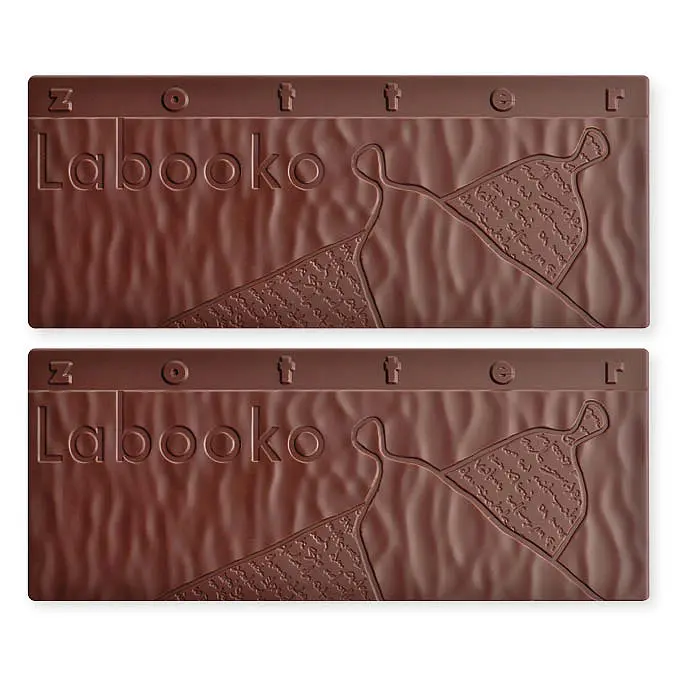 Шоколад молочний Zotter Labooko 70%/30% Cacao Milk Bar Dark Style органічний 70 г (2 шт. х 35 г) - фото 2