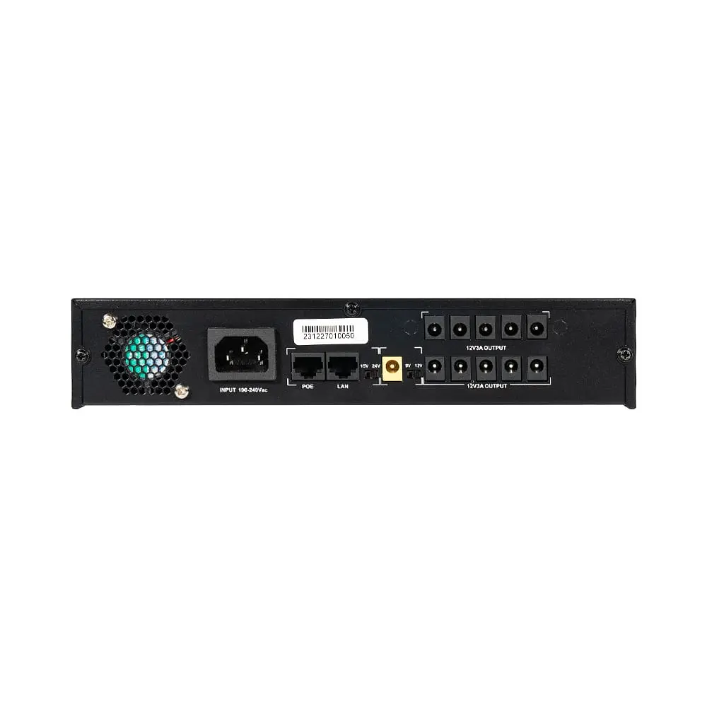 Джерело безперебійного живлення DC UPS Kraft KRF-MUPS-100plus (24000mAh LiFePo4) 9V/12V/15V/24V/PoE, LiFePo4 4*6Ah, для роутера і медіаконвертера (42-00110) - фото 2