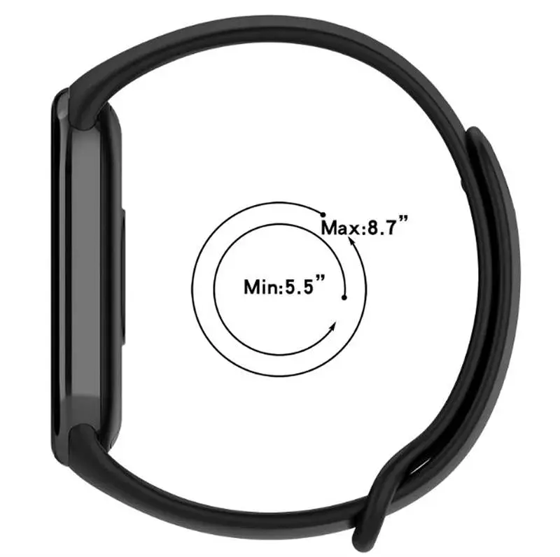 Силіконовий ремінець BeCover для Xiaomi Mi Smart Band 8 Dark Red (709385) - фото 3