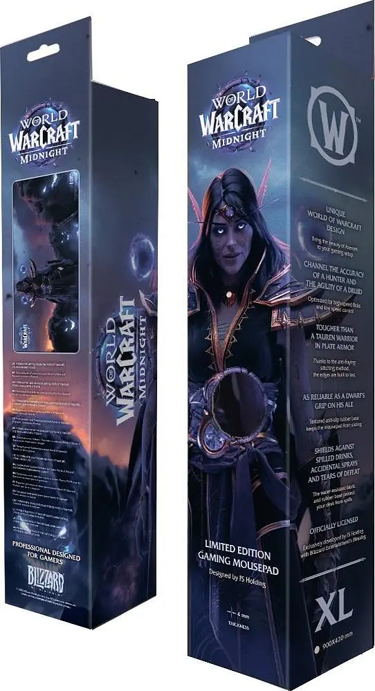 Ігрова поверхня World Of Warcraft Midnight Xalatath (Варкрафт) XL (FBLMPWOWMNXTH25XL) - фото 5