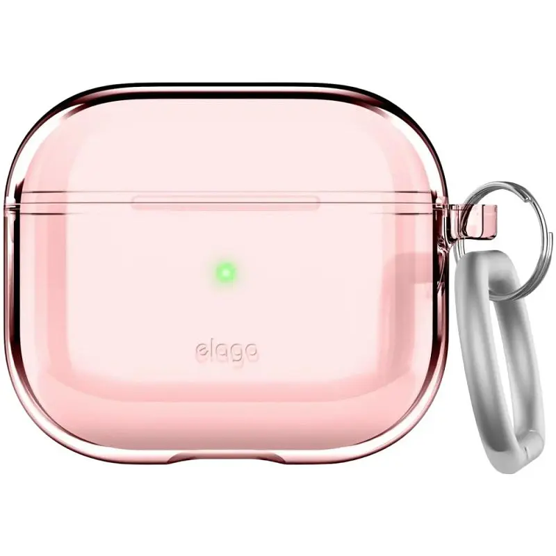 Чохол Elago Clear Case Lovely Pink для Airpods 3rd Gen рожевий (EAP3CL-HANG-LPK) - фото 2