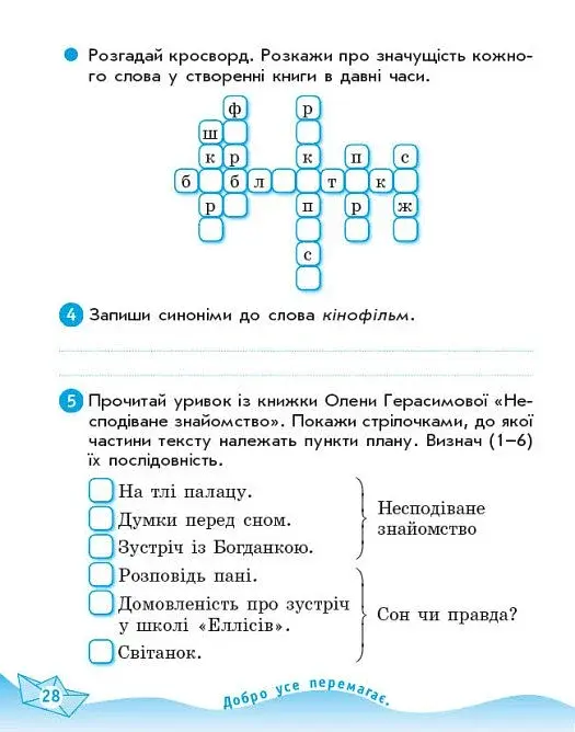 Українська мова та читання. 4 клас. Робочий зошит до підручника О. Савченко, І. Красуцької. У 2-х частинах. Частина 2 - фото 4